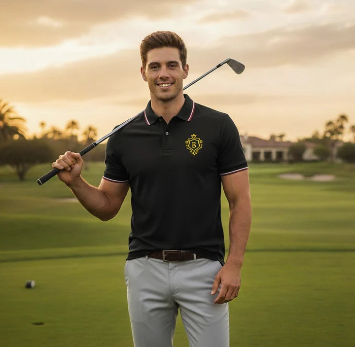 Polo Shirt for Men – Luxury Tipping Design