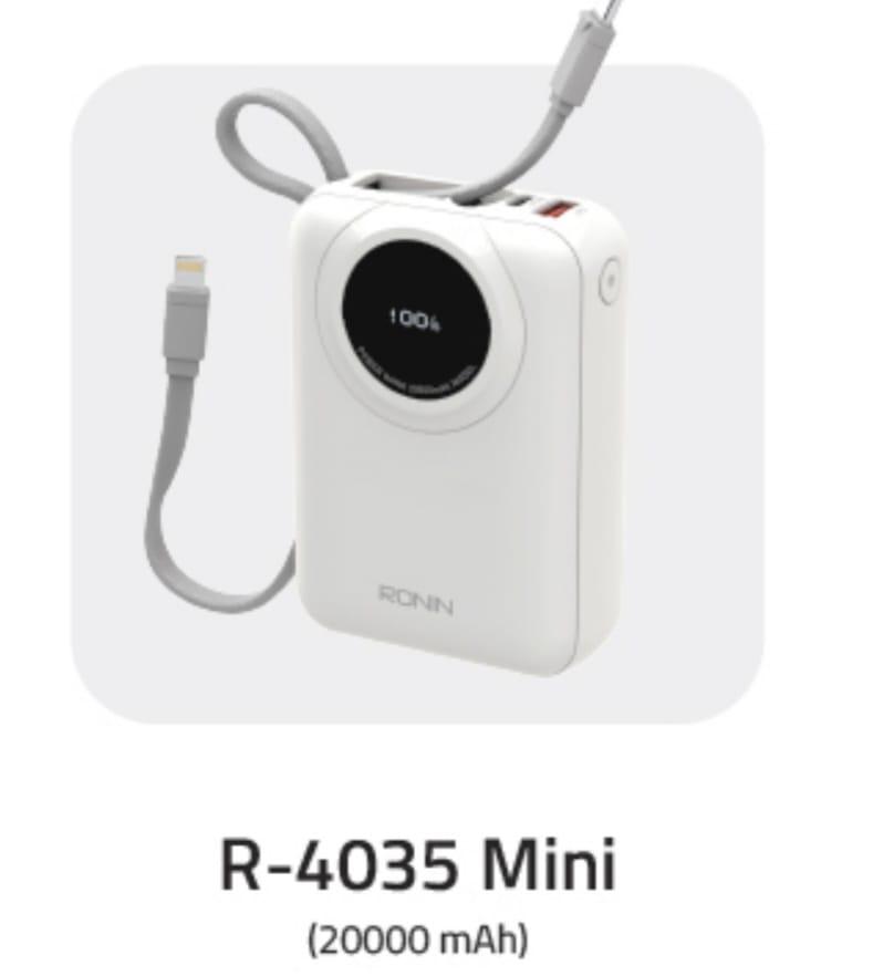 POWER BANK WITH LIGHTNING CABLE