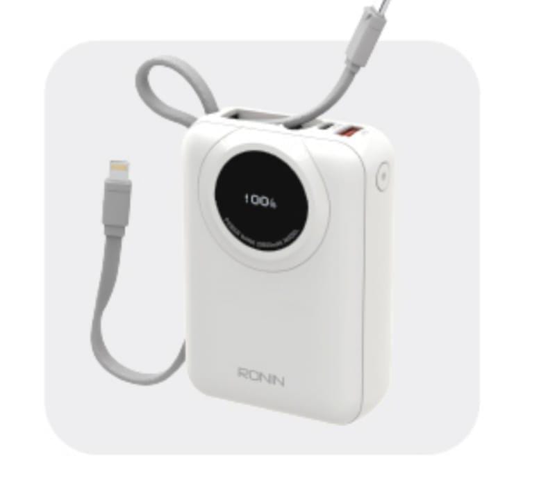 Power Bank with lightning cable