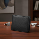 Classic Black Leather Bifold Wallet – For the Modern Gentleman* 🖤